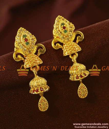 Cz stone earrings with on sale price